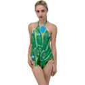 Golf Course Par Golf Course Green Go with the Flow One Piece Swimsuit View1