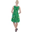 Golf Course Par Golf Course Green Knee Length Skater Dress View2