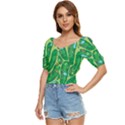 Golf Course Par Golf Course Green Button up blouse View2