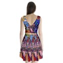 Beauty Stained Glass Castle Building Split Back Mini Dress  View2