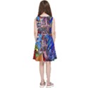 Beauty Stained Glass Castle Building Kids  Skater Dress View4