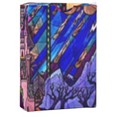 Beauty Stained Glass Castle Building Playing Cards Single Design (rectangle) With Custom Box by Cowasu