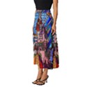 Beauty Stained Glass Castle Building Classic Midi Chiffon Skirt View2