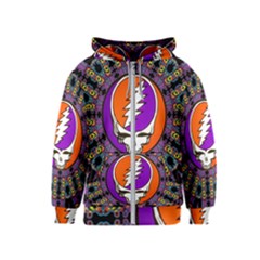 Gratefuldead Grateful Dead Pattern Kids  Zipper Hoodie by Cowasu