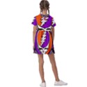 Gratefuldead Grateful Dead Pattern Kids  Asymmetric Collar Dress View2