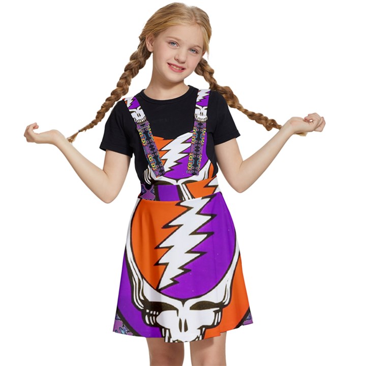 Gratefuldead Grateful Dead Pattern Kids  Apron Dress