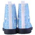 Dentist Blue Seamless Pattern Men s High-Top Canvas Sneakers View4