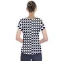 Optical-illusion-illusion-black Short Sleeve Front Detail Top View2