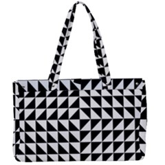 Optical-illusion-illusion-black Canvas Work Bag by Bedest