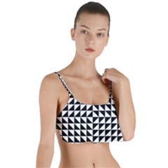 Optical-illusion-illusion-black Layered Top Bikini Top  by Bedest