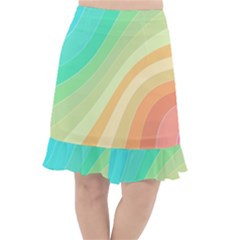 Arrangement-aesthetics-aesthetic Fishtail Chiffon Skirt