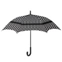 Art-optical-black-white-contrast Hook Handle Umbrellas (Medium) View3