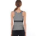 Art-optical-black-white-contrast Women s Basic Tank Top View2