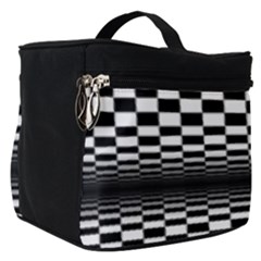 Art-optical-black-white-contrast Make Up Travel Bag (small)