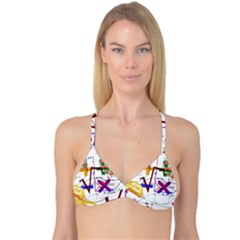 Mathematics Formula Physics School Reversible Tri Bikini Top by Bedest