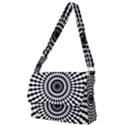 Starburst-sunburst-hypnotic Full Print Messenger Bag (L) View1