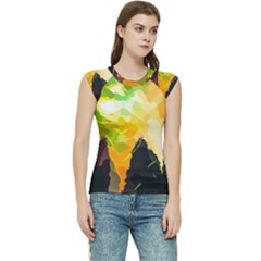 Forest-trees-nature-wood-green Women s Raglan Cap Sleeve T-shirt