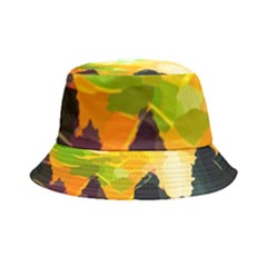 Forest-trees-nature-wood-green Inside Out Bucket Hat by Bedest