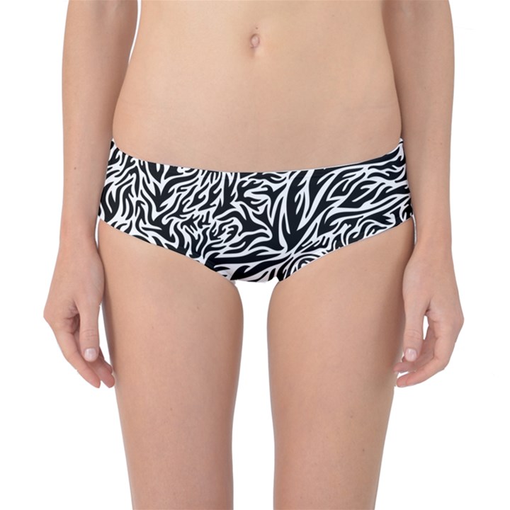 Flame Fire Pattern Digital Art Classic Bikini Bottoms