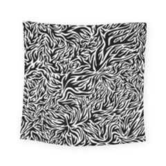 Flame Fire Pattern Digital Art Square Tapestry (Small)