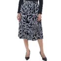 Flame Fire Pattern Digital Art Classic Velour Midi Skirt  View1