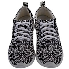 Flame Fire Pattern Digital Art Mens Athletic Shoes by Bedest