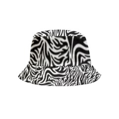 Flame Fire Pattern Digital Art Bucket Hat (Kids)