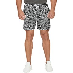 Flame Fire Pattern Digital Art Men s Runner Shorts