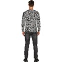 Flame Fire Pattern Digital Art Men s Fleece Sweatshirt View4