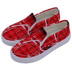 Geometry-mathematics-cube Kids  Canvas Slip Ons