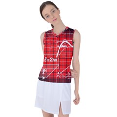 Geometry-mathematics-cube Women s Sleeveless Sports Top by Bedest