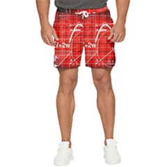 Geometry-mathematics-cube Men s Runner Shorts by Bedest