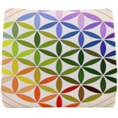 Mandala Rainbow Colorful Seat Cushion by Bedest