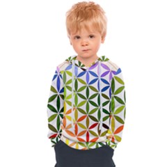 Mandala Rainbow Colorful Kids  Overhead Hoodie by Bedest