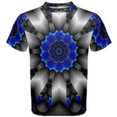 Kaleidoscope-abstract-round Men s Cotton T-shirt by Bedest