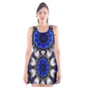 Kaleidoscope-abstract-round Scoop Neck Skater Dress View1