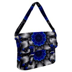 Kaleidoscope-abstract-round Buckle Messenger Bag by Bedest