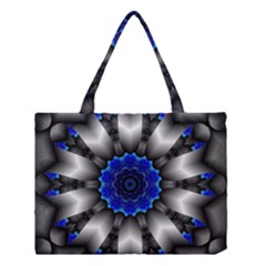 Kaleidoscope-abstract-round Medium Tote Bag