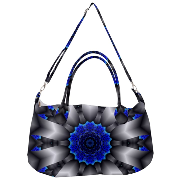 Kaleidoscope-abstract-round Removable Strap Handbag