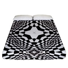 Tile-repeating-pattern-texture Fitted Sheet (queen Size)