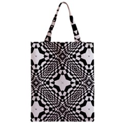 Tile-repeating-pattern-texture Zipper Classic Tote Bag by Bedest