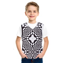 Tile-repeating-pattern-texture Kids  Basketball Tank Top by Bedest