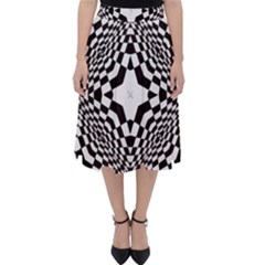 Tile-repeating-pattern-texture Classic Midi Skirt