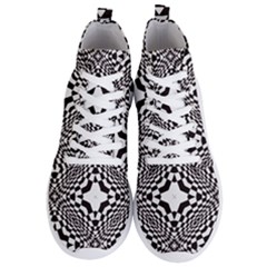 Tile-repeating-pattern-texture Men s Lightweight High Top Sneakers by Bedest