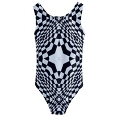 Tile-repeating-pattern-texture Kids  Cut-out Back One Piece Swimsuit by Bedest