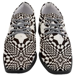 Tile-repeating-pattern-texture Women Heeled Oxford Shoes by Bedest