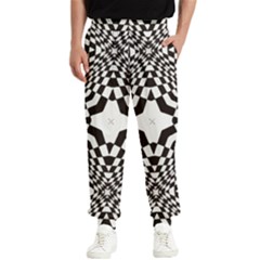 Tile-repeating-pattern-texture Men s Elastic Waist Pants by Bedest