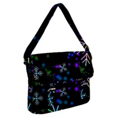 Snowflakes Snow Winter Christmas Buckle Messenger Bag by Bedest