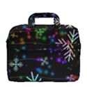 Snowflakes Snow Winter Christmas MacBook Pro 16  Shoulder Laptop Bag View4