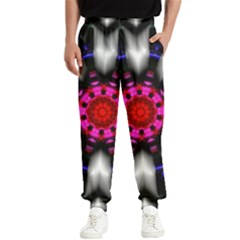 Kaleidoscope-round-metal Men s Elastic Waist Pants by Bedest